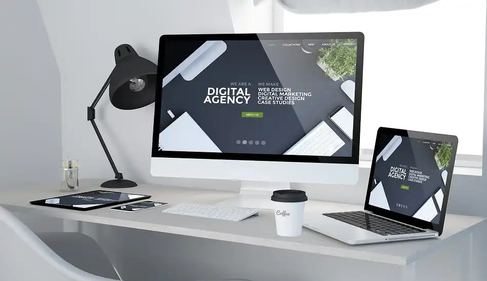 Agence de communication travaillant sur la création d’un site web et d’une identité visuelle