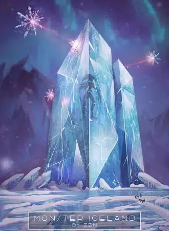 illustration environnement fantasy cristal concept art paysage imaginaire