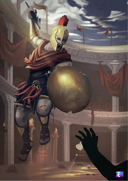 Illustration artistique immersive représentant une expérience visuelle unique créée par DesignbyZen
