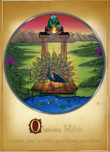 Illustration d’un monde imaginaire représentant un univers graphique créatif pour site web