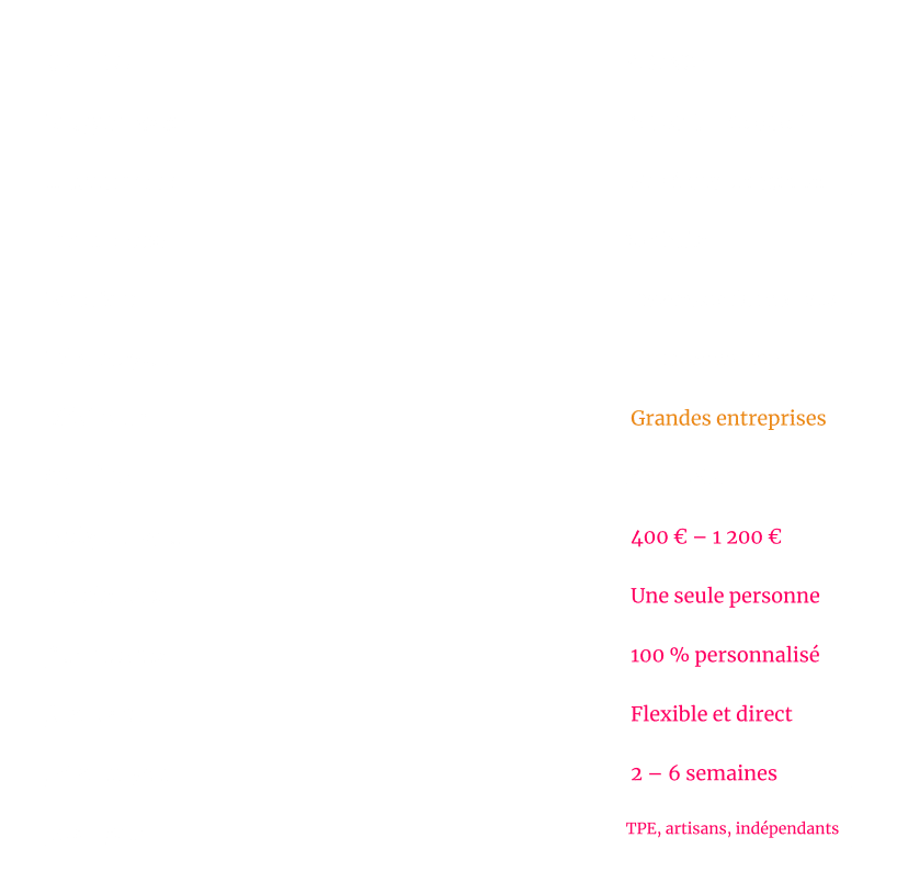 tableau comparatif entre agence de com et graphiste freelance