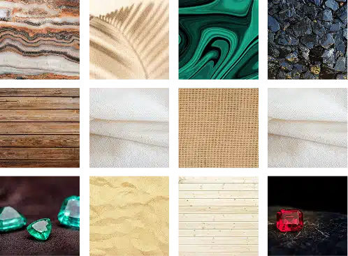 Moodboard pour la création d'une identité visuelle de marque bijoux graphiste du luxe artisanal