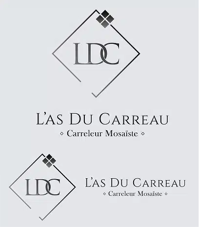 Exemple de variantes de logo réalisées par DesignByZen à Grenoble montrant les différentes déclinaisons d'une identité visuelle pour une entreprise artisanale.