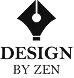 Logo DesignByZen, studio de branding, identité visuelle et création de logos pour marques artisanales à Grenoble.