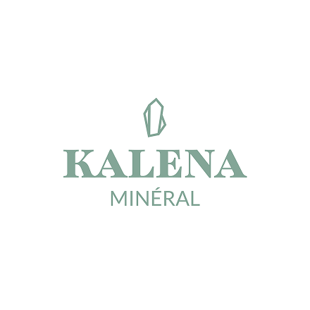 Logo Kalena Minéral créé dans le cadre d'une identité visuelle premium pour une marque artisanale de bijoux et minéraux.