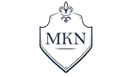 Logo MKN Beauty conçu par DesignByZen dans le cadre de la création de son identité visuelle de marque.